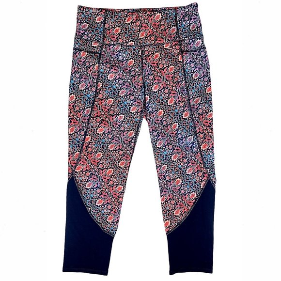 Athleta High Rise Tapestry Chaturanga Crop Legging - Picture 3 of 9